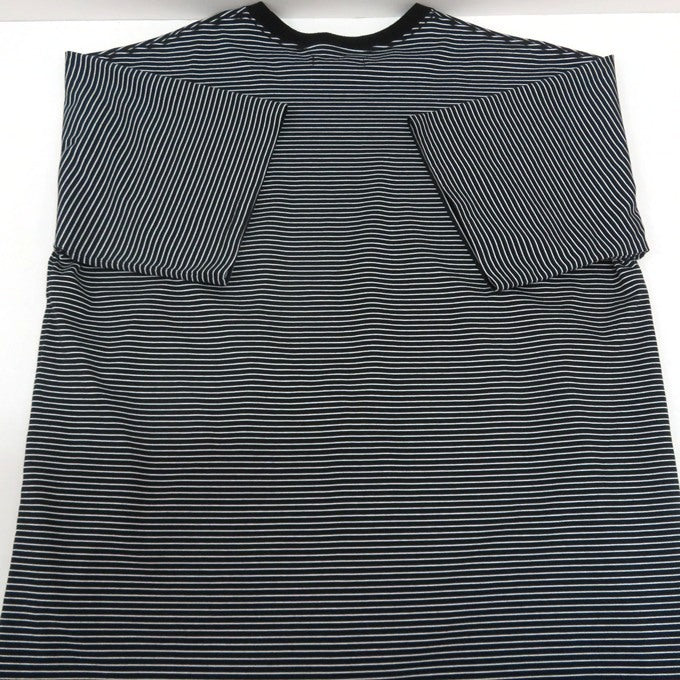 MINEDENIM Micro Border Loose Crewneck T-Shirt Multi Size M