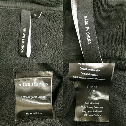 entire studios Full-Zip Sweat Hoodie Black Size XL