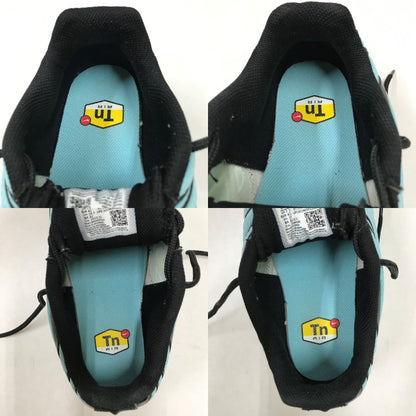 NIKE Air Max Plus Aqua Metallic Silver Sneakers Size 26.5
