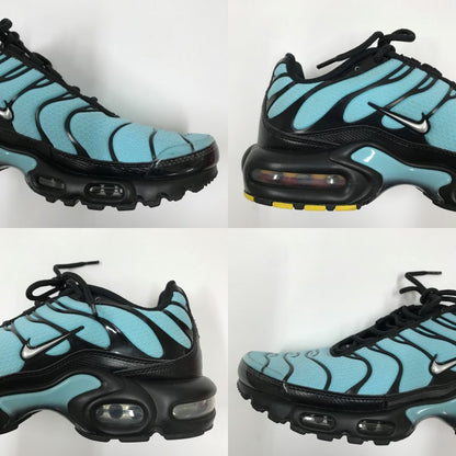NIKE Air Max Plus Aqua Metallic Silver Sneakers Size 26.5