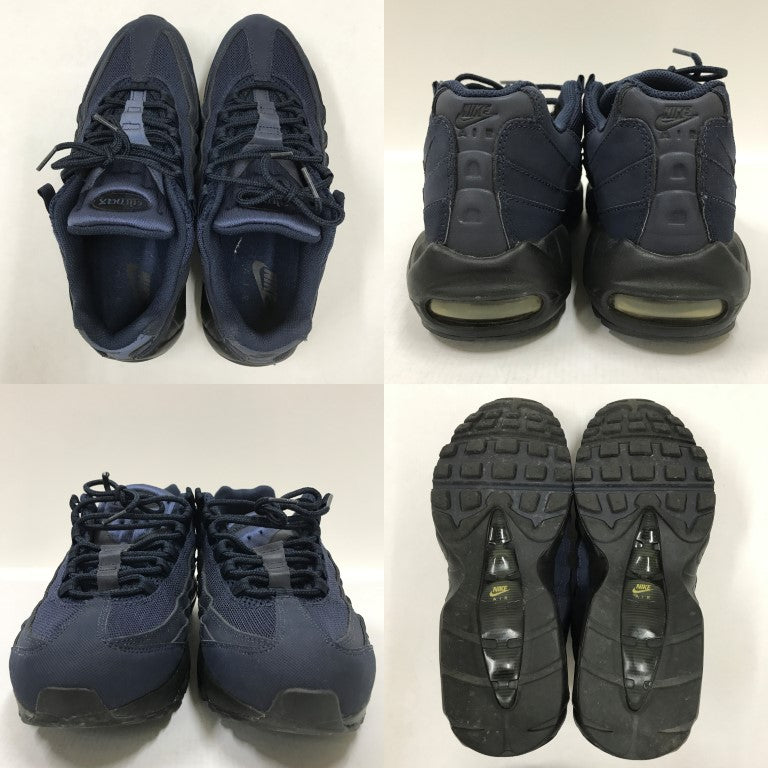 NIKE Air Max 95 Obsidian Black Sneakers Size 28.5