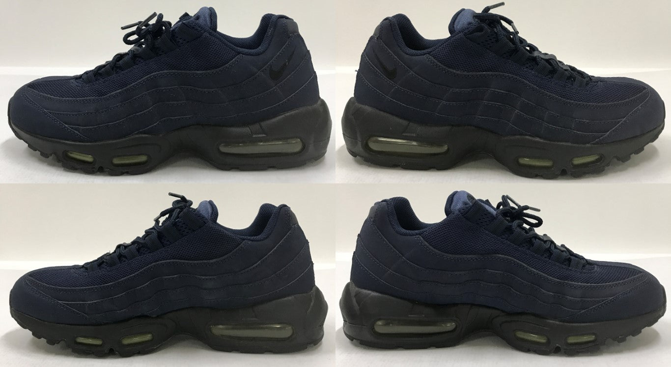 NIKE Air Max 95 Obsidian Black Sneakers Size 28.5