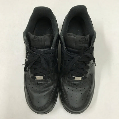 NIKE x Supreme Air Force 1 Low Black Sneakers Size 27.5