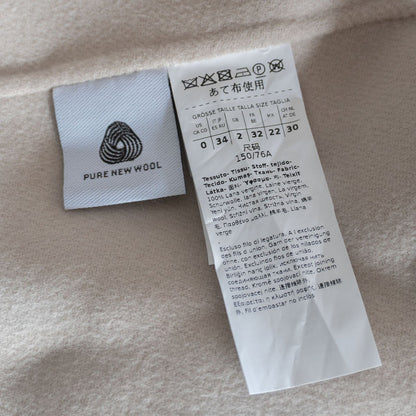 S MAX MARA CUCITO A MANO Belted Double-faced Coat Size 34