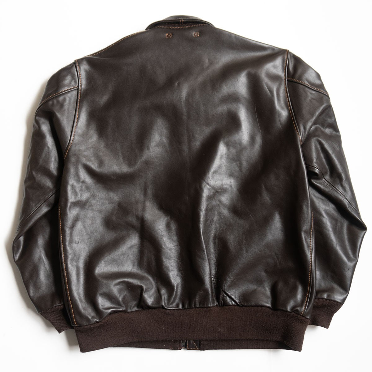 Avirex A-2 Horsehide Flight Jacket Brown Size 44
