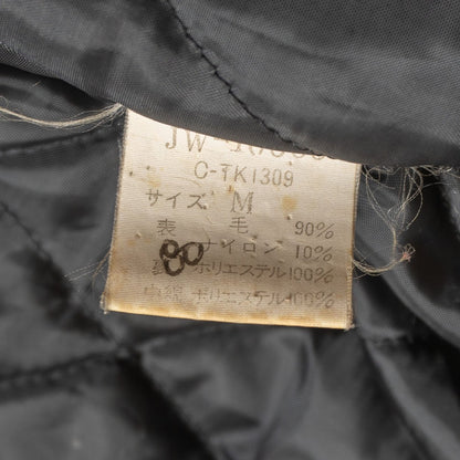 VAN JAC Leather-sleeved varsity jacket Size M