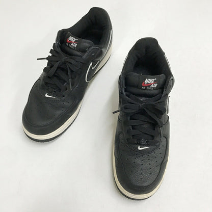 NIKE Air Force 1 Low Retro 'NYC' Black Sneakers Size 28