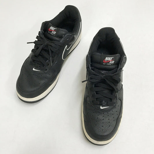 NIKE Air Force 1 Low Retro 'NYC' Black Sneakers Size 28