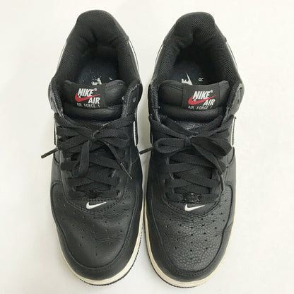 NIKE Air Force 1 Low Retro 'NYC' Black Sneakers Size 28