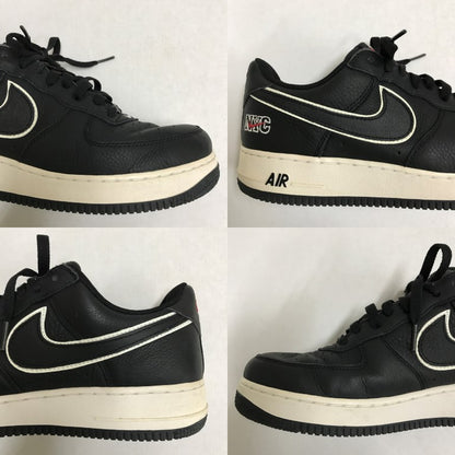 NIKE Air Force 1 Low Retro 'NYC' Black Sneakers Size 28