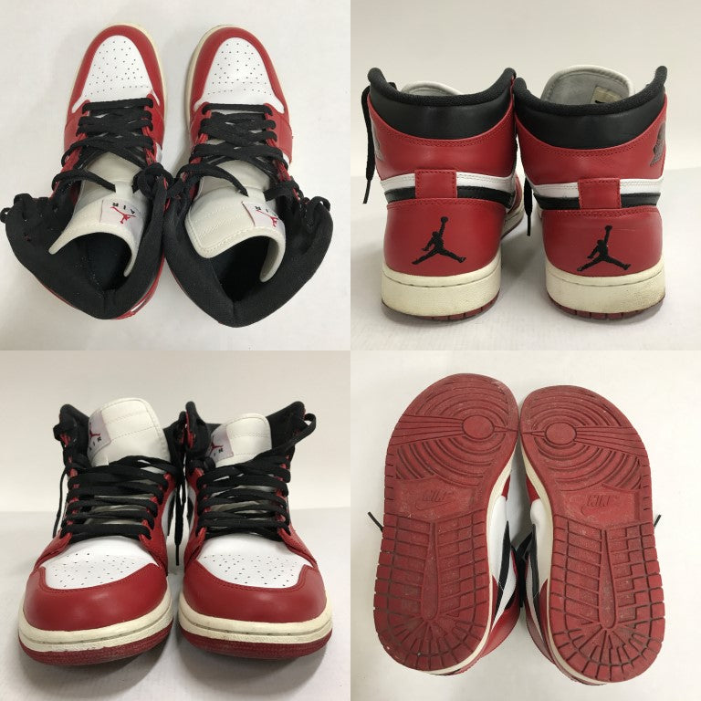 NIKE Air Jordan 1 Retro High Chicago Sneakers Size 28.5