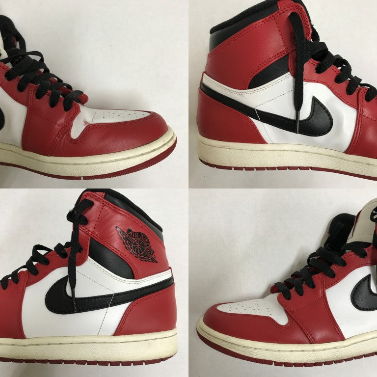 NIKE Air Jordan 1 Retro High Chicago Sneakers Size 28.5