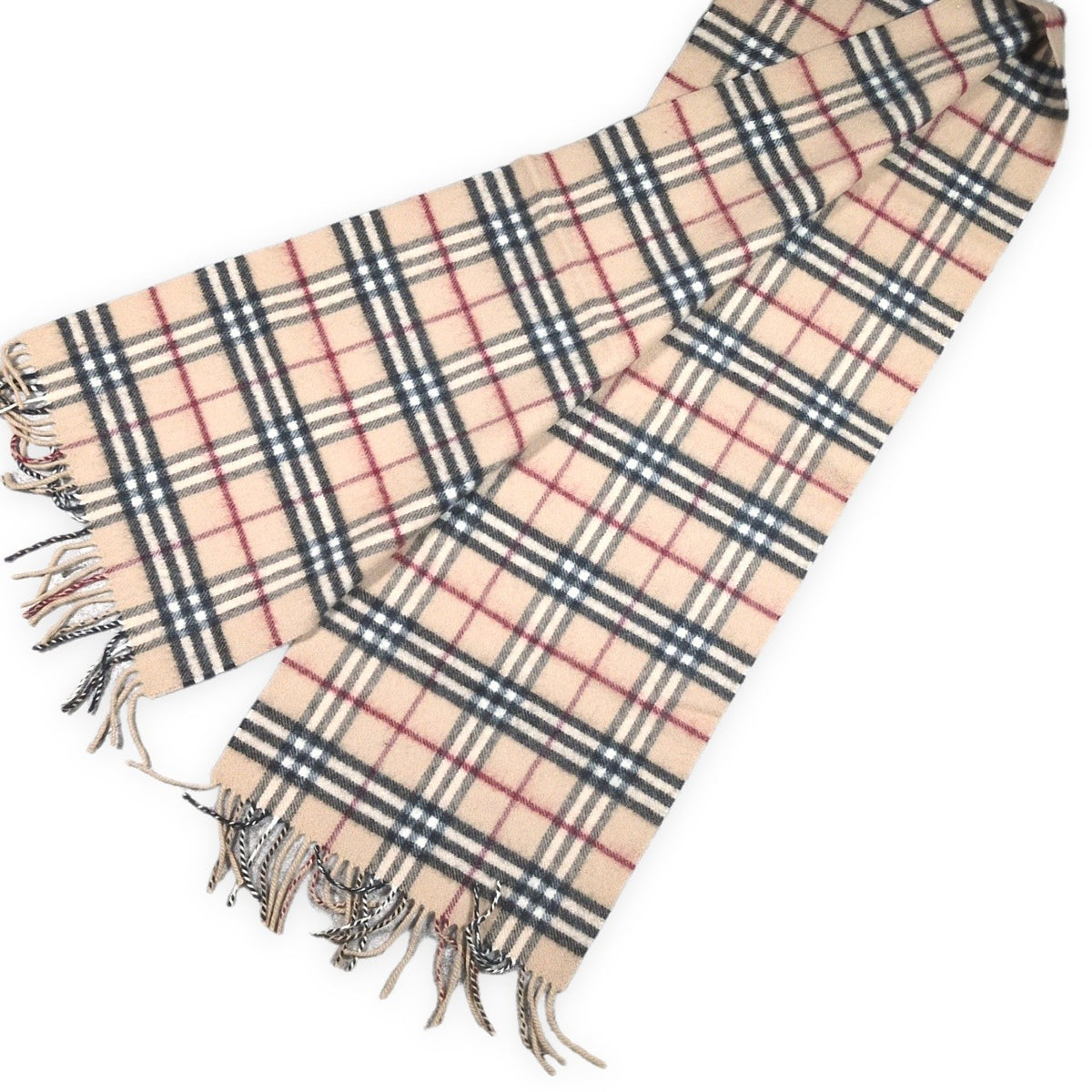 BURBERRY Nova Check Wool Scarf Multi