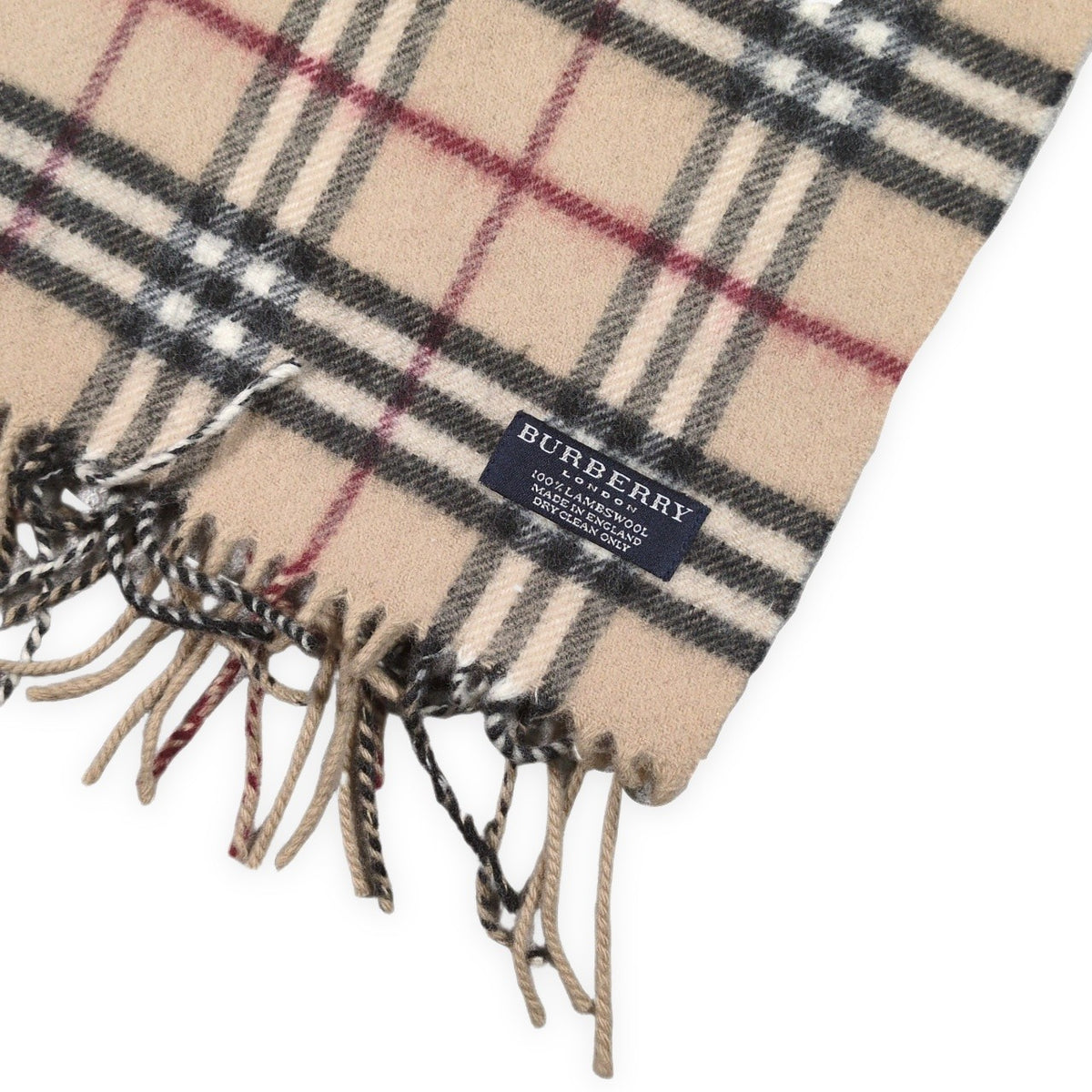 BURBERRY Nova Check Wool Scarf Multi