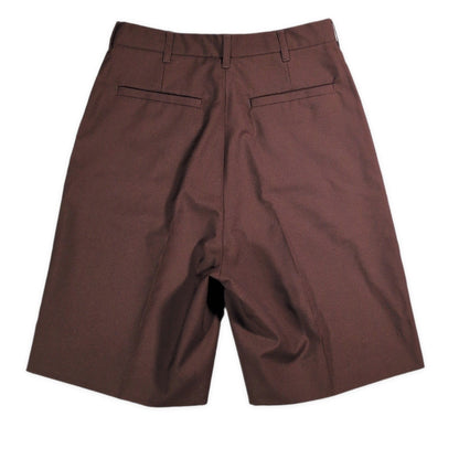 SEEALL 25SS Wool Baggy Shorts Brown Size 4