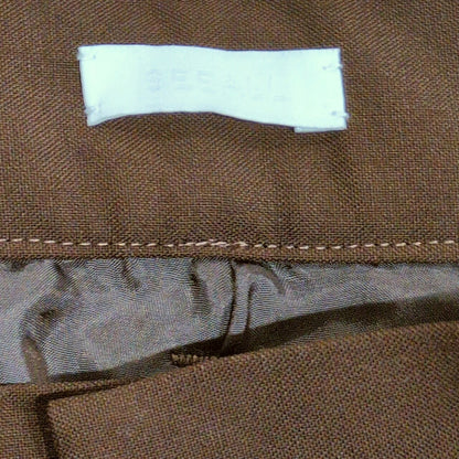 SEEALL 25SS Wool Baggy Shorts Brown Size 4