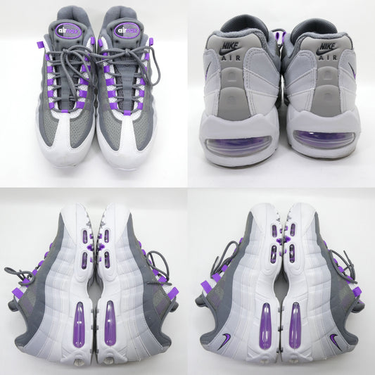 NIKE Air Max 95 Big Bubble Sneakers Grey Violet