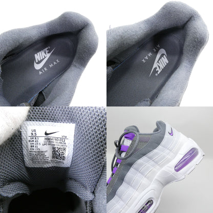 NIKE Air Max 95 Big Bubble Sneakers Grey Violet