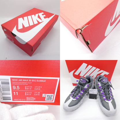 NIKE Air Max 95 Big Bubble Sneakers Grey Violet