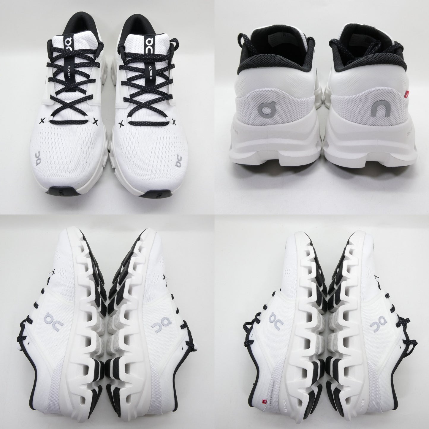 ON Cloud X 5 Running Sneakers White Black
