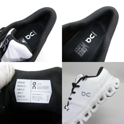 ON Cloud X 5 Running Sneakers White Black