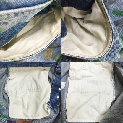 Supreme All Dogs Go To Heaven Loose Fit Jeans Blue Size 36