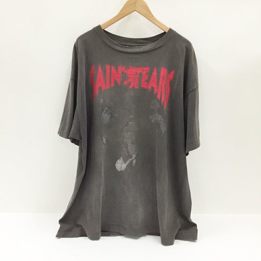 SAINT MICHAEL x DENIM TEARS FACES T-Shirt Gray Size XXL