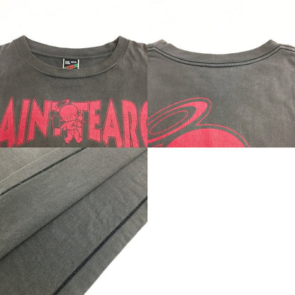 SAINT MICHAEL x DENIM TEARS FACES T-Shirt Gray Size XXL