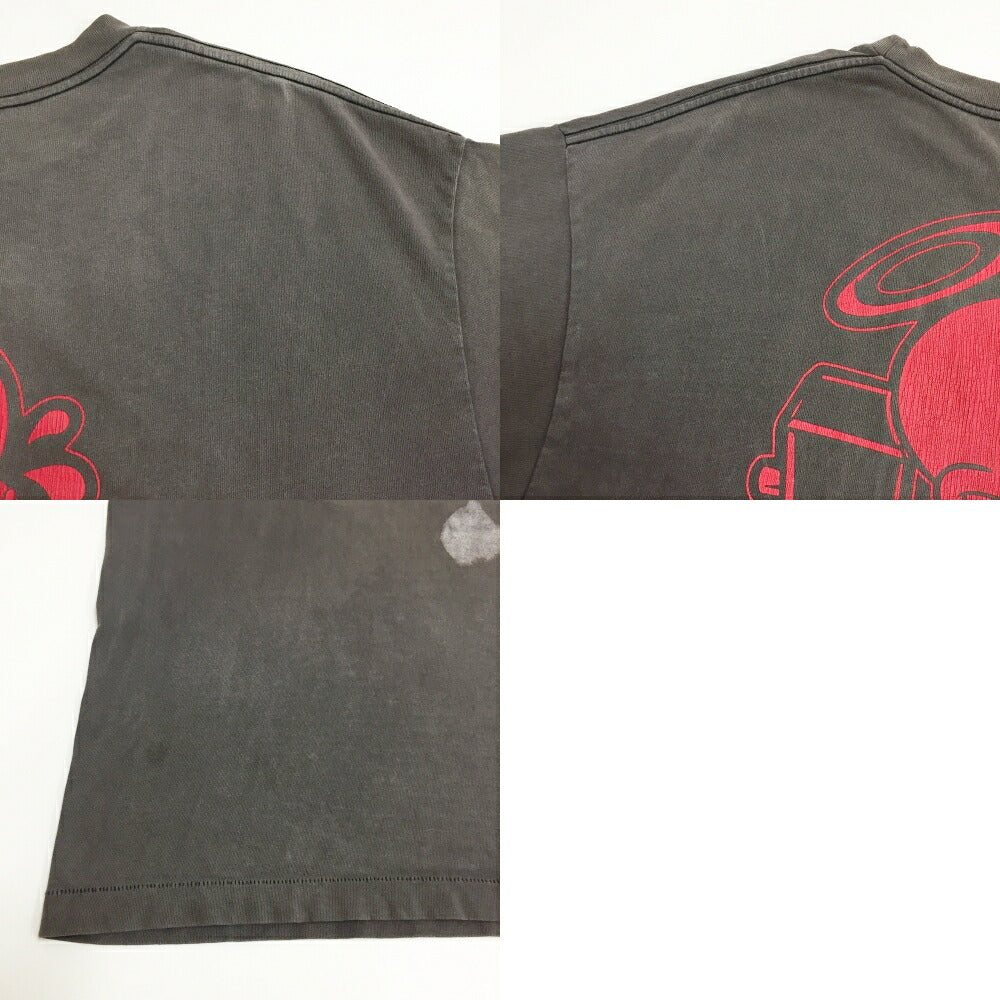 SAINT MICHAEL x DENIM TEARS FACES T-Shirt Gray Size XXL