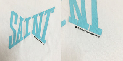 SAINT MICHAEL RIBON SAINT T-Shirt White Size XXL