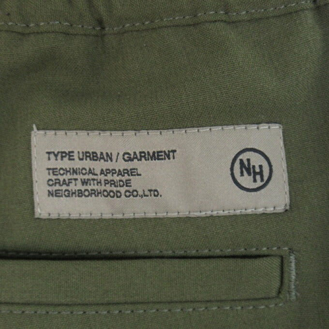NEIGHBORHOOD 25SS Baggy Silhouette Easy Pants Green Size L