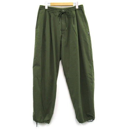 NEIGHBORHOOD 25SS Baggy Silhouette Easy Pants Green Size L