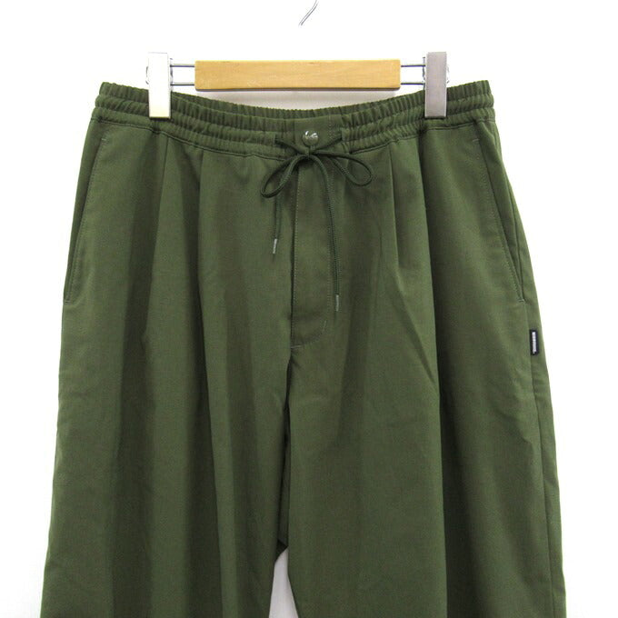 NEIGHBORHOOD 25SS Baggy Silhouette Easy Pants Green Size L