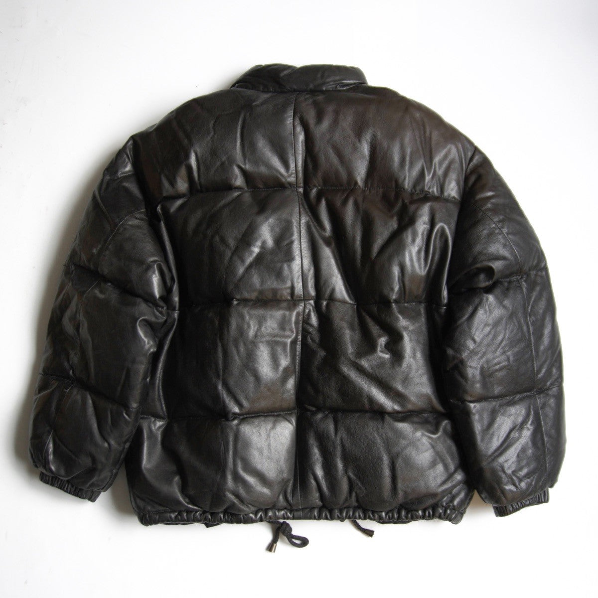 WIND ARMOR Leather Down Jacket Size LL