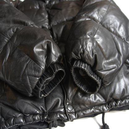 WIND ARMOR Leather Down Jacket Size LL