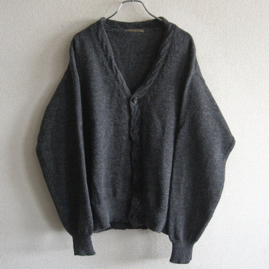 Y's for Men Wool Cardigan Gray Size L