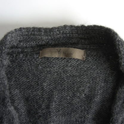 Y's for Men Wool Cardigan Gray Size L