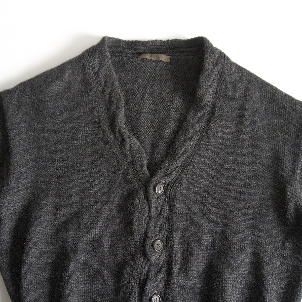 Y's for Men Wool Cardigan Gray Size L