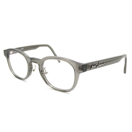 SAINT LAURENT Grey Smoke Clear Lens Glasses Size ONE SIZE