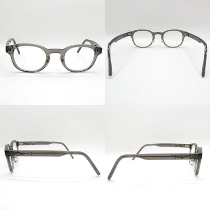 SAINT LAURENT Grey Smoke Clear Lens Glasses Size ONE SIZE