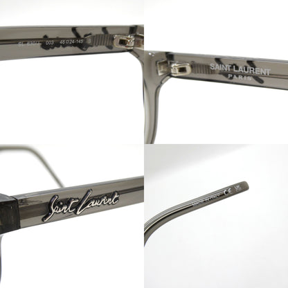 SAINT LAURENT Grey Smoke Clear Lens Glasses Size ONE SIZE