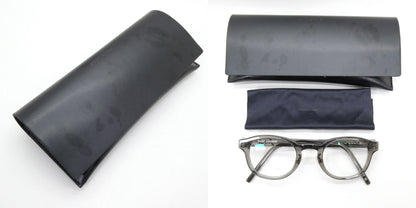 SAINT LAURENT Grey Smoke Clear Lens Glasses Size ONE SIZE