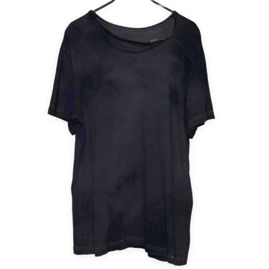 Ground Y Garment-Dyed Neck Design T-Shirt Gray Size 1