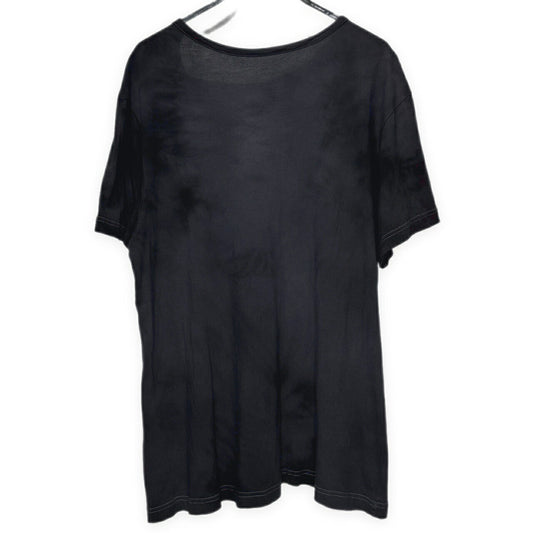 Ground Y Garment-Dyed Neck Design T-Shirt Gray Size 1