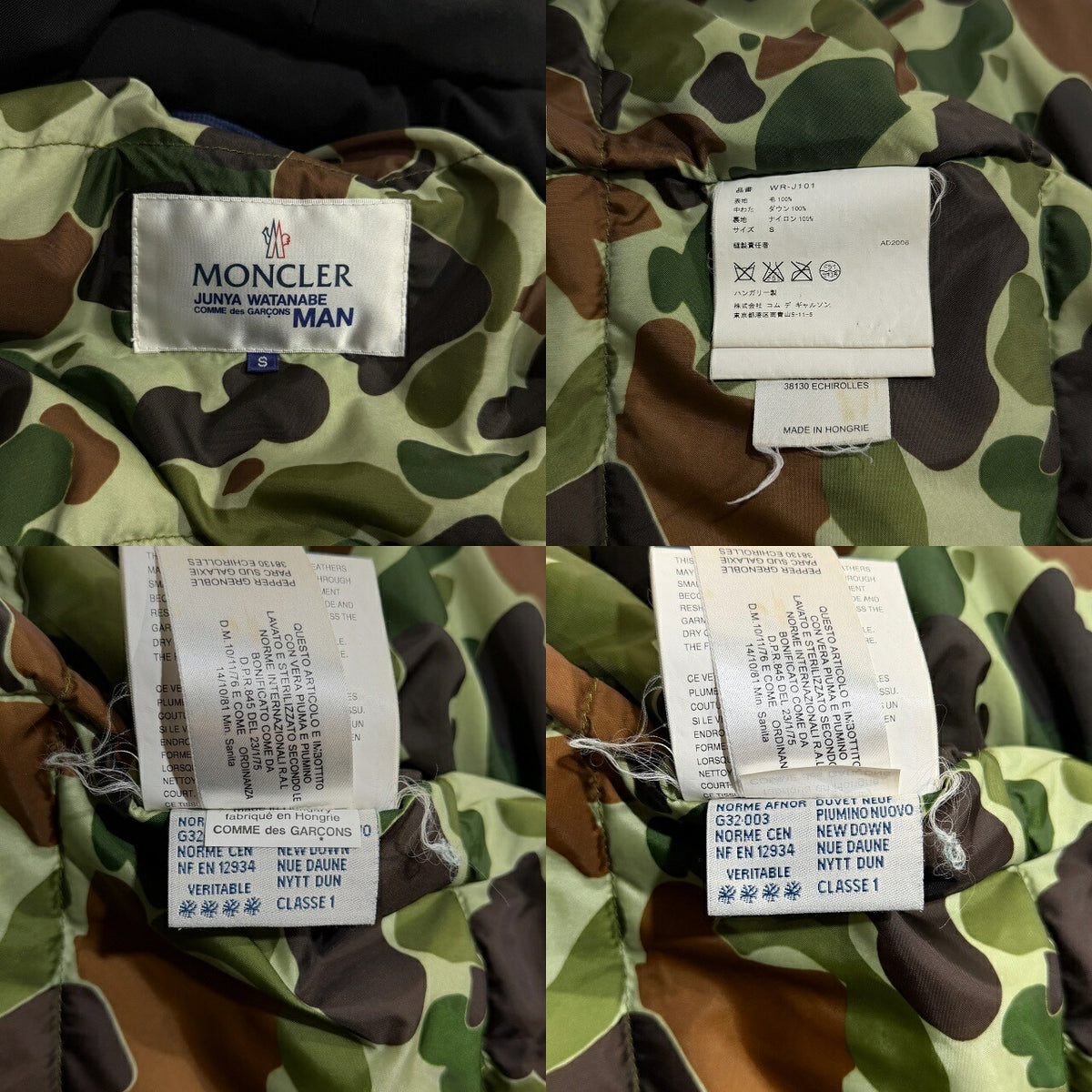Comme des Garcons JUNYA WATANABE MAN x MONCLER 06AW Size S