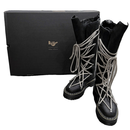 Rick Owens x Dr.Martens 25AW Quad Pentalace Boots Size EU 42