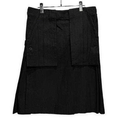Yohji Yamamoto Pour Homme 16AW Black Kilt Denim Size 3