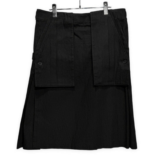Yohji Yamamoto Pour Homme 16AW Black Kilt Denim Size 3