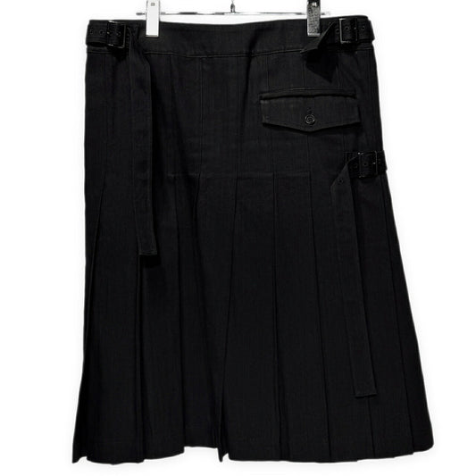 Yohji Yamamoto Pour Homme 16AW Black Kilt Denim Size 3