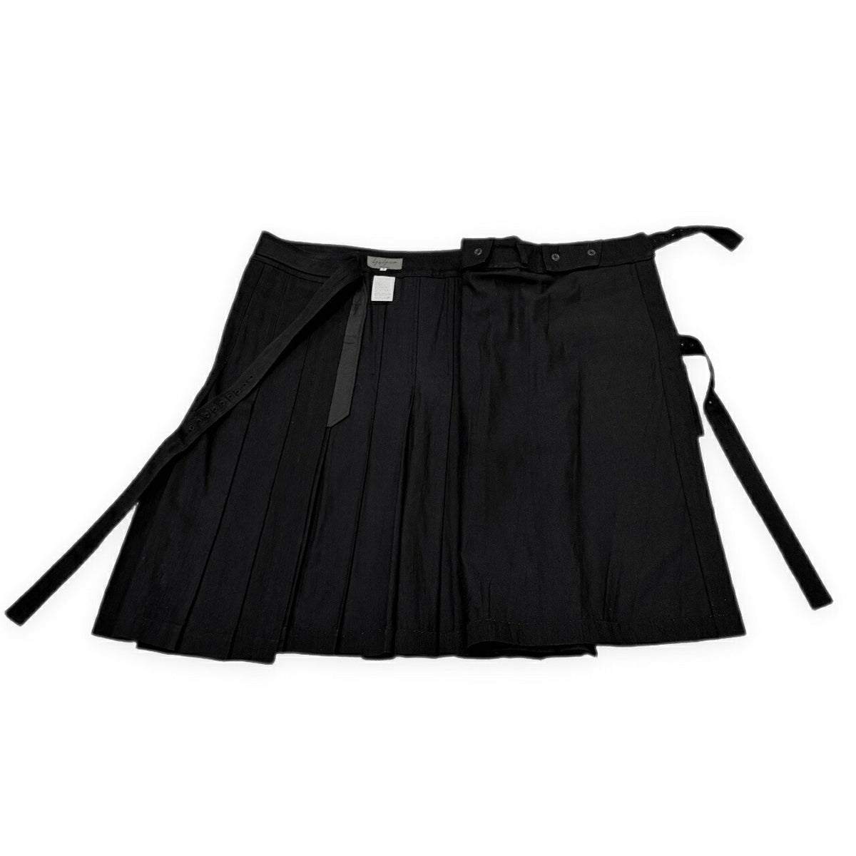 Yohji Yamamoto Pour Homme 16AW Black Kilt Denim Size 3